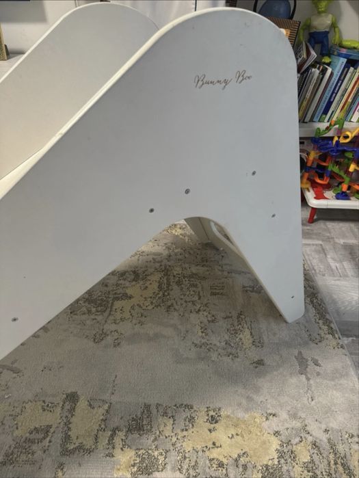 Set piscină cu bile + tobogan din lemn Bunny Boo