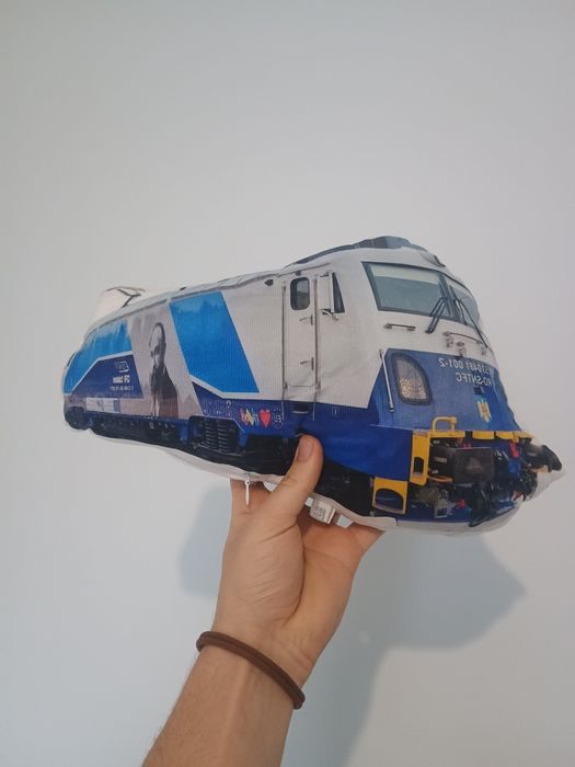 Pernă decorativă tren locomotiva CFR Călători LEMA 001-2 (PNRR)