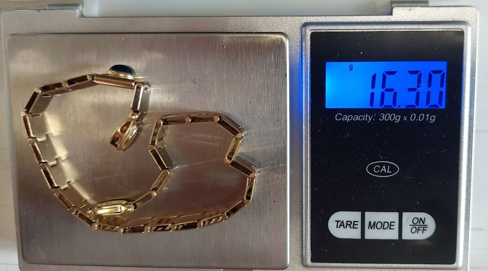 bratara aur 18k Zancan cu safir natural