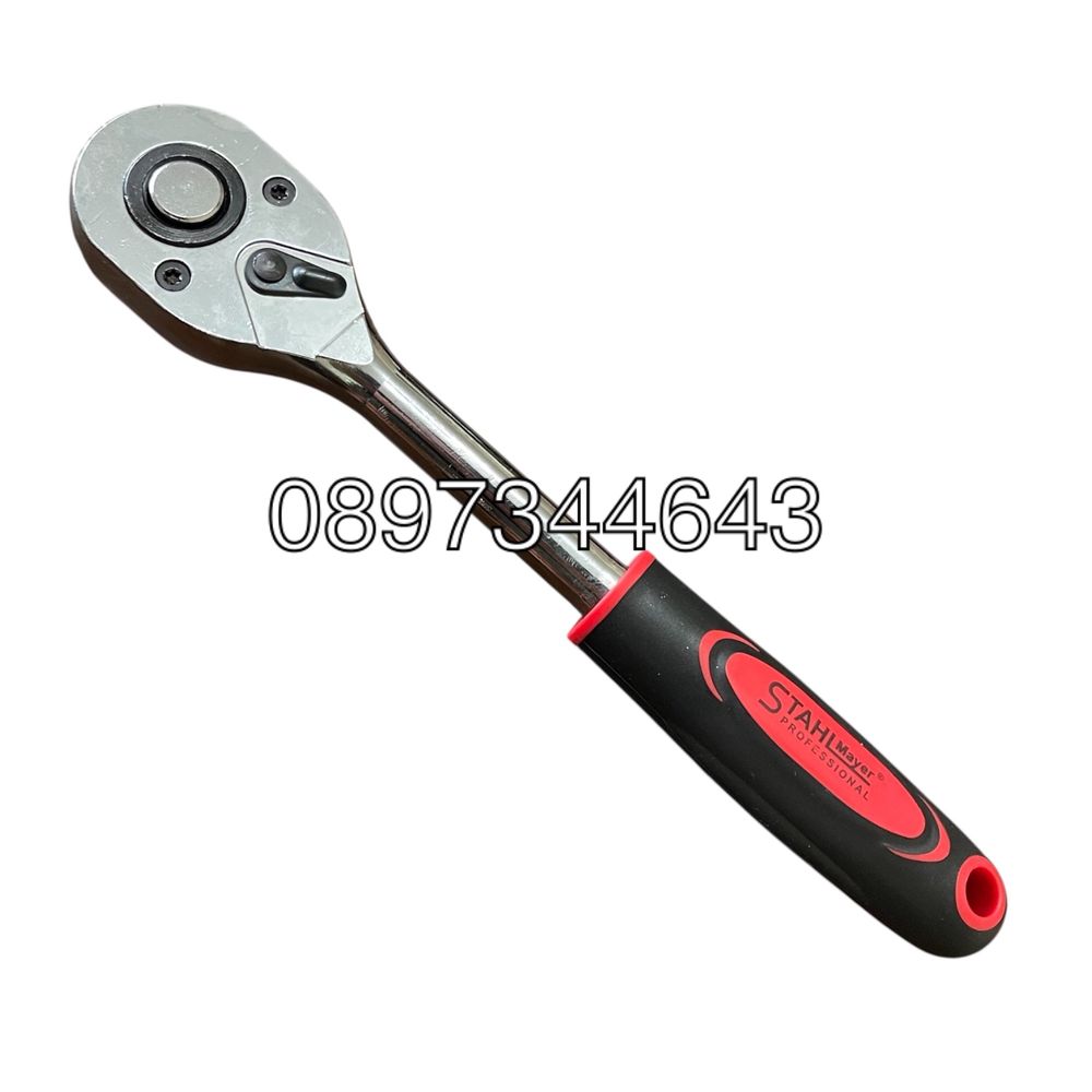 Тресчотка с вложки и удължител комплект 1/2” 12 части , STAHLMAYER