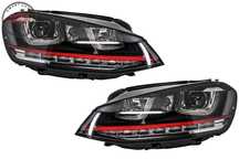 Faruri 3D LED VW Golf 7 VII (2012-2017) R20 GTI Design Semnal Dinamic LED- livrare gratuita