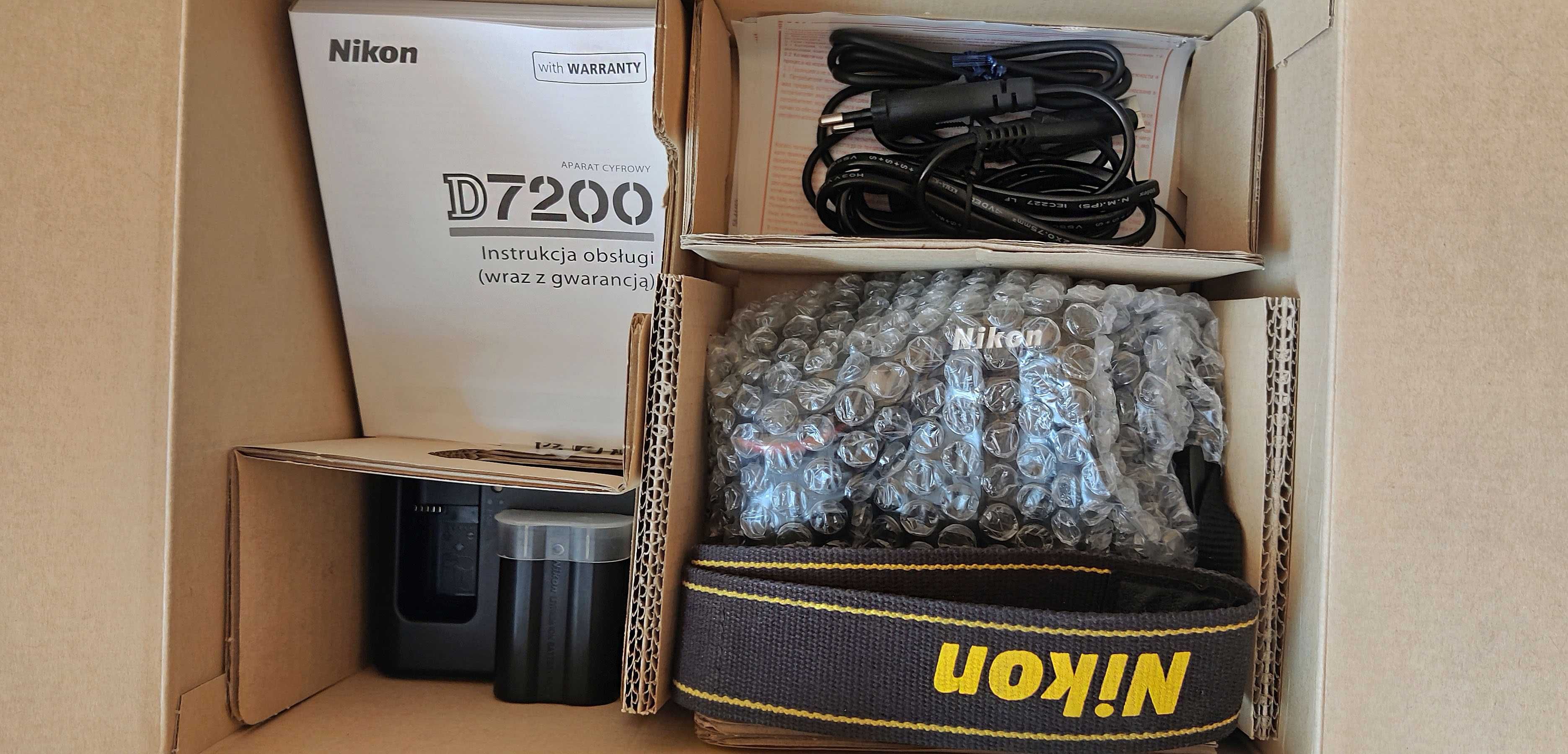 Продавам DSLR фотоапарат Nikon D7200 тяло