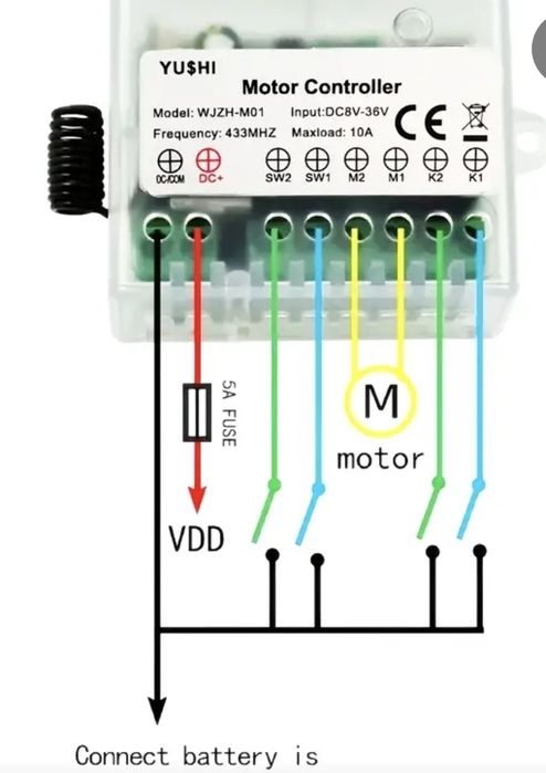 Controler Motor ( actuator liniar 12v)