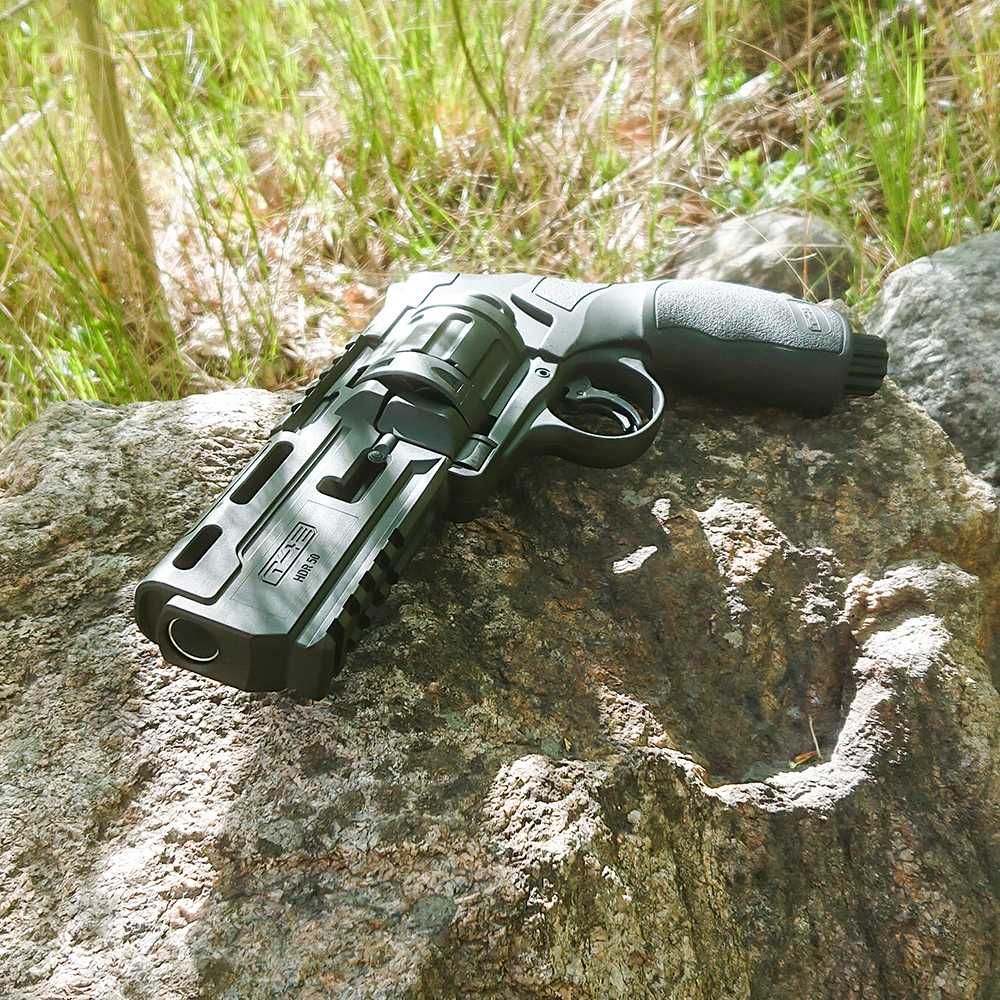 PISTOL CAL. 50MM ~Arma Legala~ 21 JOULI!! Co2 Airsoft + Munitie