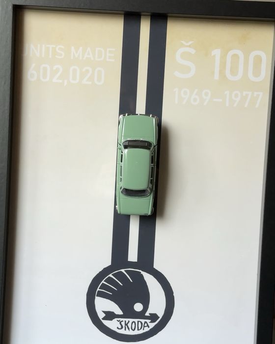 Vând Tablou decorativ Skoda 100 sau la comandă