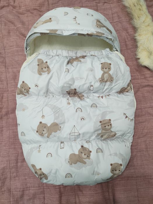 Конверт в коляску зимний