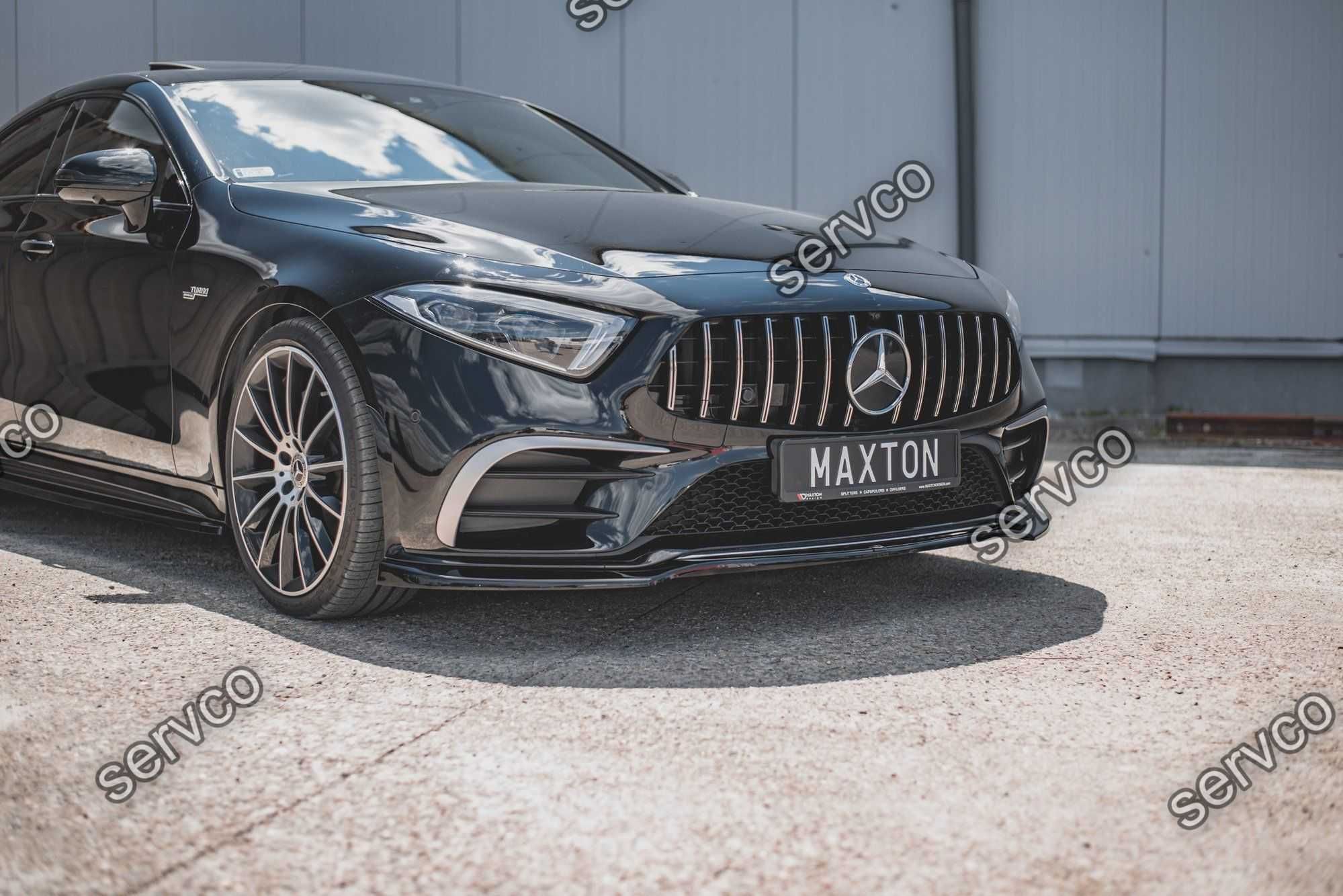 Prelungire bara fata Mercedes CLS C257 AMG-Line 2018- v1 Maxton Design