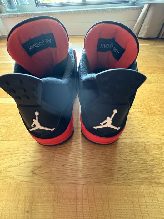 Original Nike  Air Jordan 4 Red Thunder 41