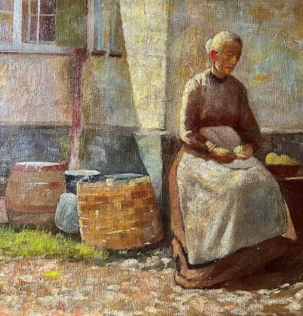 Tablou F Foarte vechi, semnat FENYES ADOLF (1867–1945), ul/pz, 80x60cm