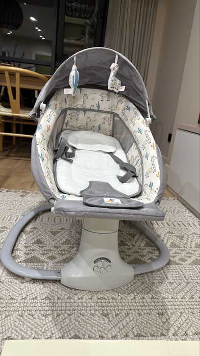 Детская качалка шезлонг, электрокачеля