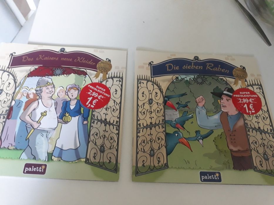 2 детски книжки приказки на немски