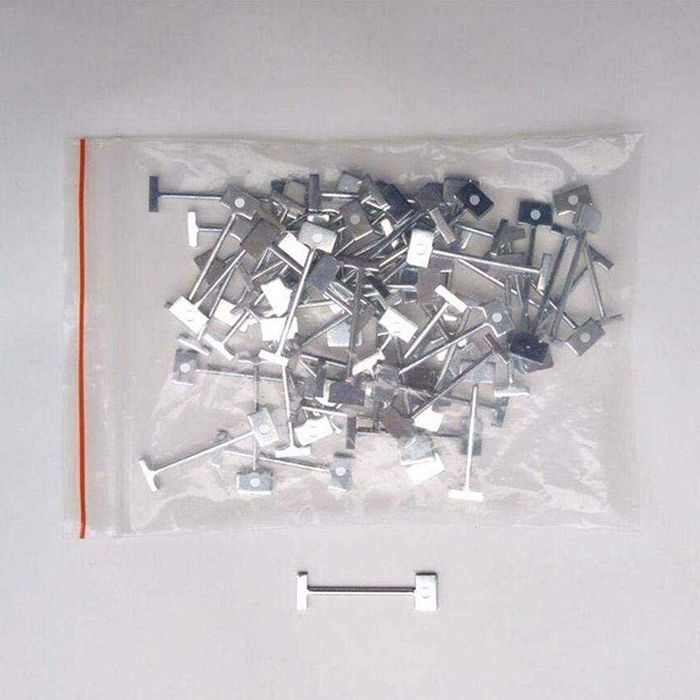 Set 50 tije 1 și 1.5 mm interschimbabile/refolosibile nivelare gresie