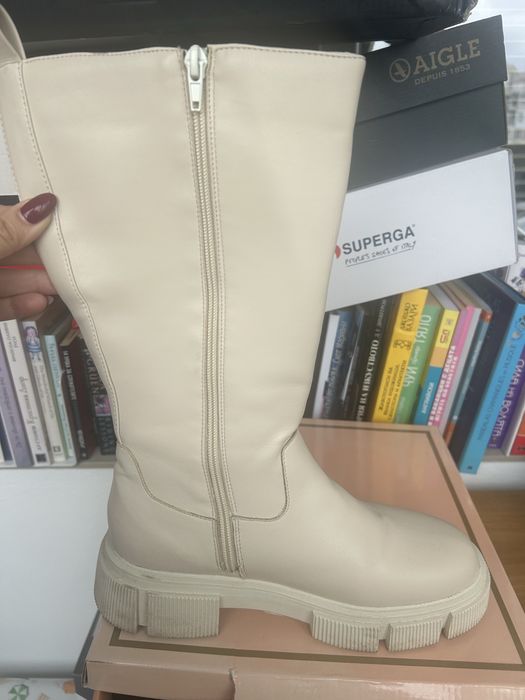 Lynfield ботуши , бежови, еко кожа