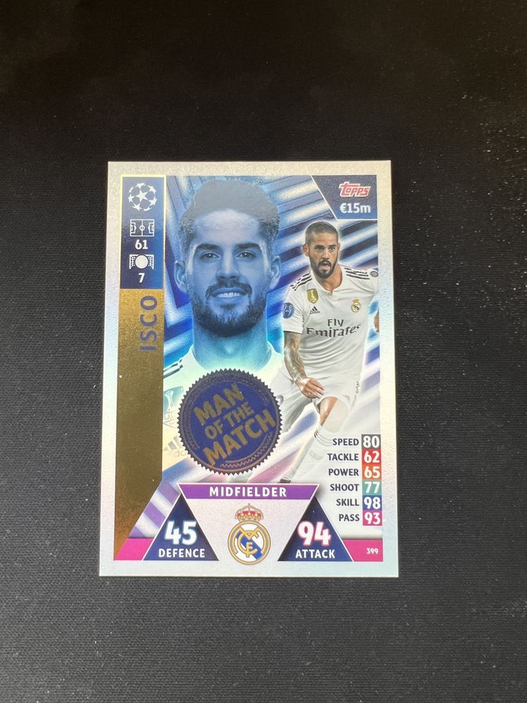 Cartonase match attax 2018/19 neymar/mbappe etc champions league