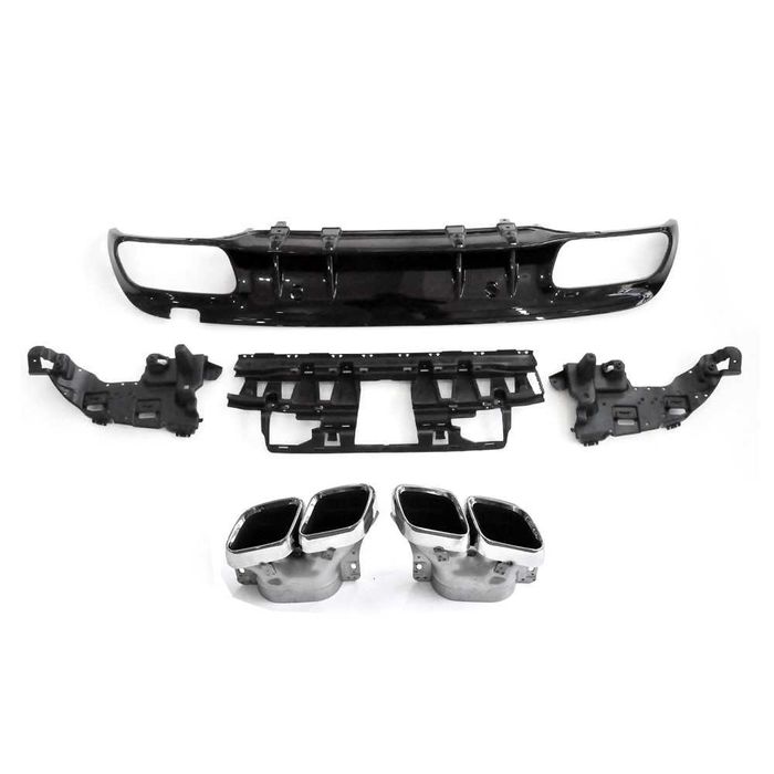 ДИФУЗЬОР с накрайници AMG OPTIK C63 за Mercedes C-CLASS W205 / S205