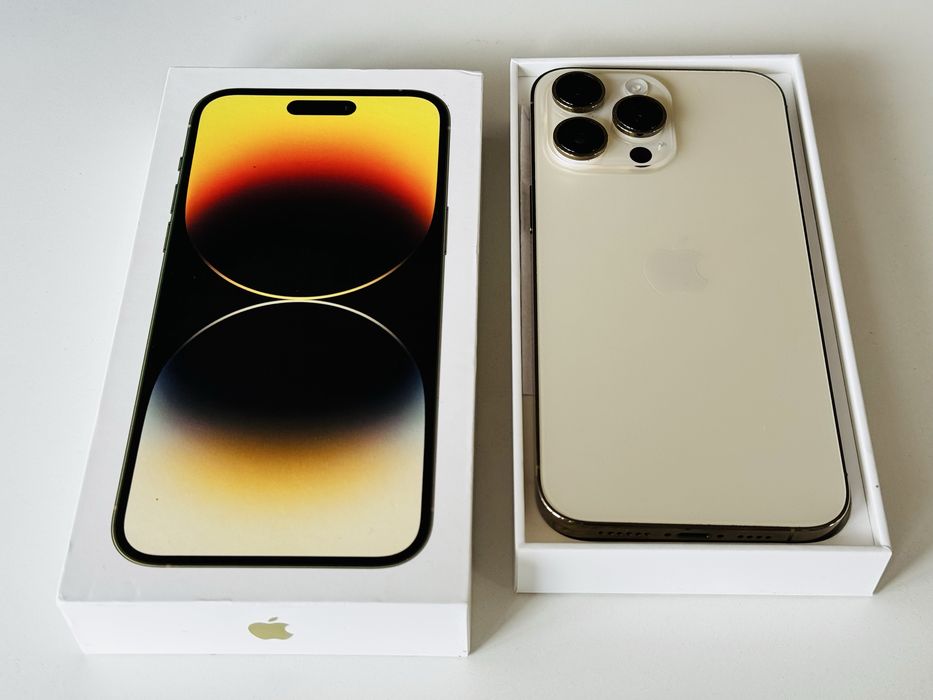Iphone 14 Pro Max 256GB Gold 100% Батерия! Гаранция 6 месеца
