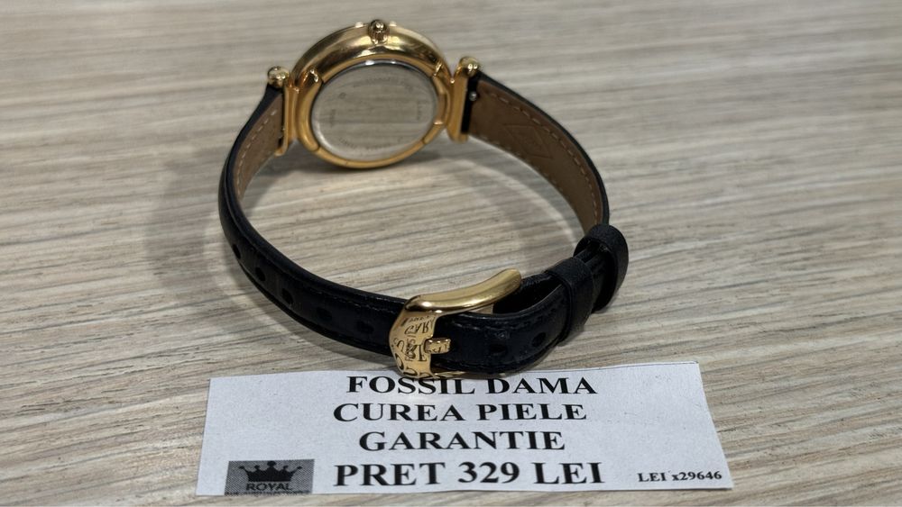 Amanet ROYAL : Ceas FOSSIL  111811 / Curea Piele / Garantie