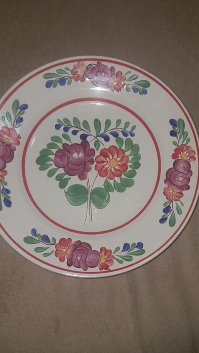 5farfurii vechi din portelan , traditionale unguresti de perete