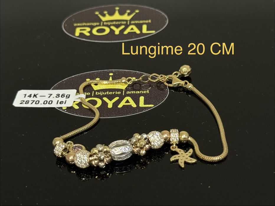 Bijuteria ROYAL : Bratara AUR 14K / 7.36 GR