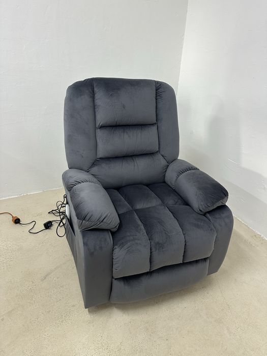 Масажно кресло HOMCOM, повдигаш механизъм, 8 точки за масаж, отопление