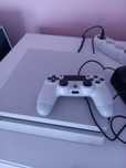 Ps4 slim бяла конзола,игри,джойстик и зарядна станция