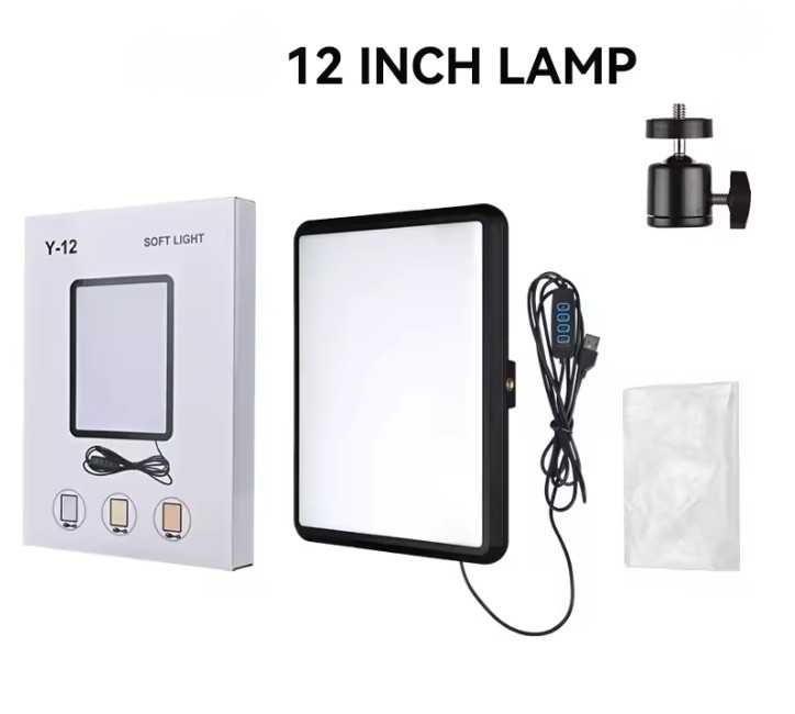 Kit lumini foto video, 12 inch, alimentare USB