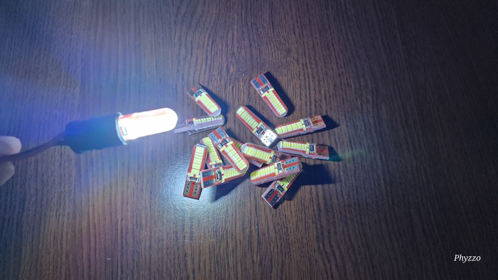 Becuri Led auto T10 canbus w5w, C5W pozitie, numar, interior