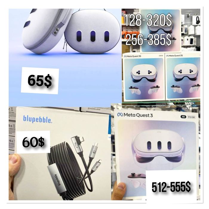 Мета Meta Quest 3 Oculus 128гб/512гб.Мета Куест 3 Окулус 128gb/512gb