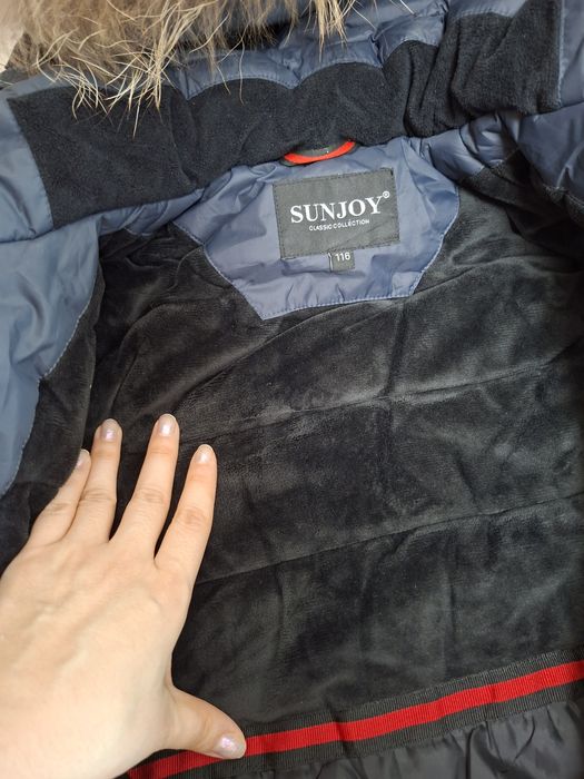 Пухавик зимний , цвет графит,в отличной состояний, рост 116