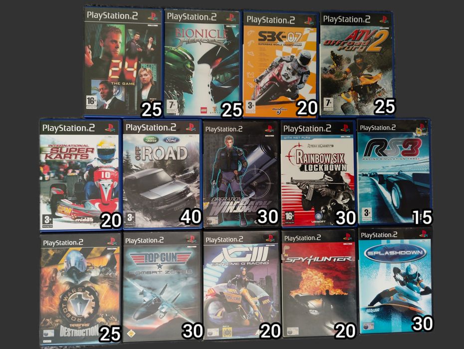 Joc PS2, preț în poze