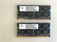 Memorie LAPTOP DDR3, 4GB (2 x 2GB), NT2GC64B8HC0NS-BE