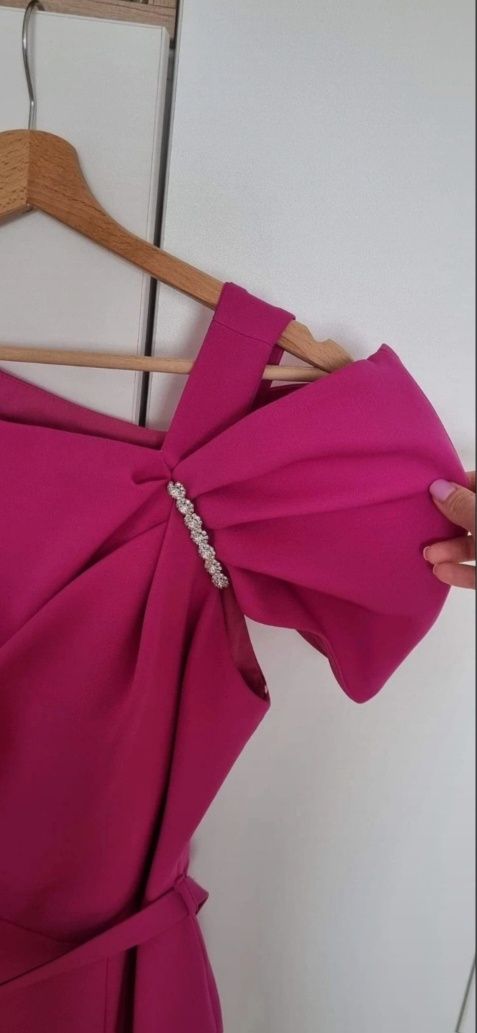 Rochie eleganta fucsia