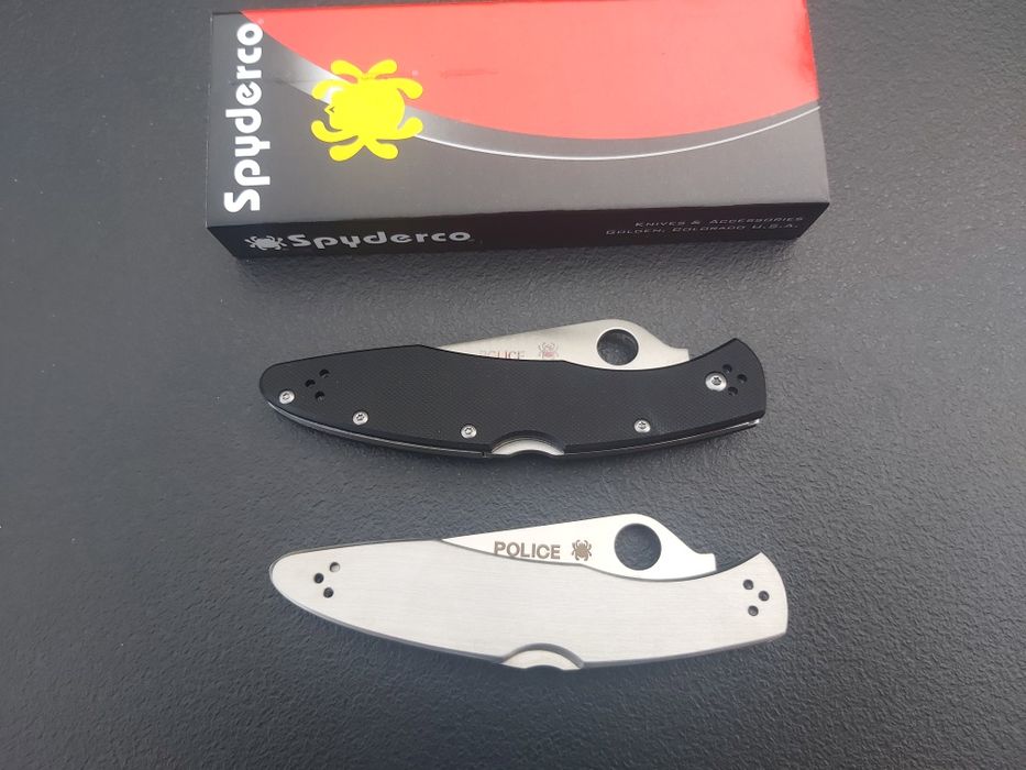 Сгъваем нож Spyderco Police4  C07 два модела