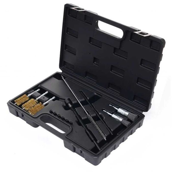 Trusa perii curatare canale injectoare bujii 14 piese (KD10048)