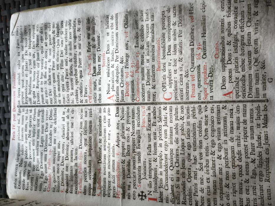 Carte liturgica veche 1821