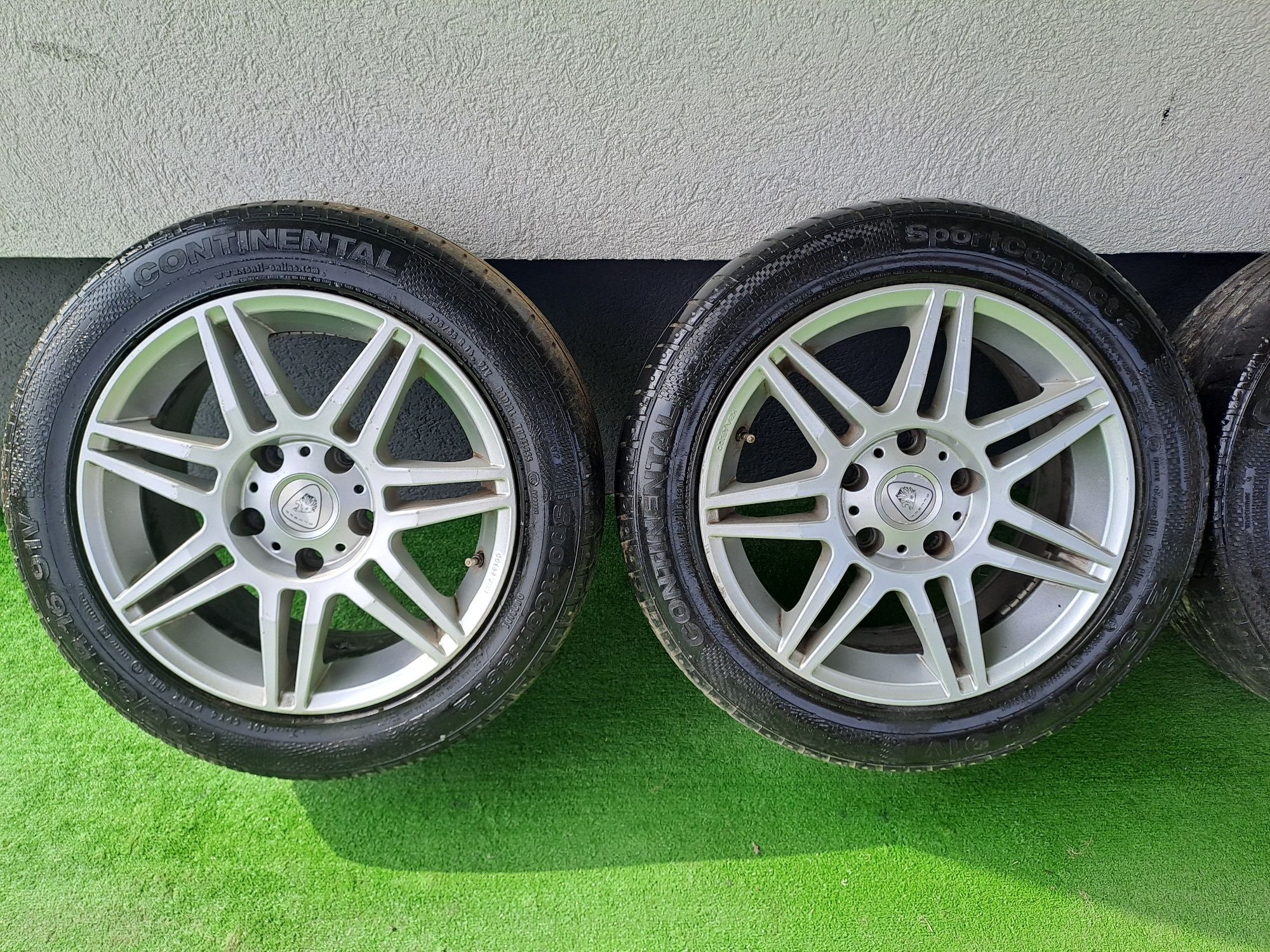 Jante alutec in perfecta stare de pe bmw seria 3 ,205 55 r16,5x120,