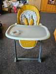Scaun de masa multifunctional Baby Design Penne - 01 Yellow