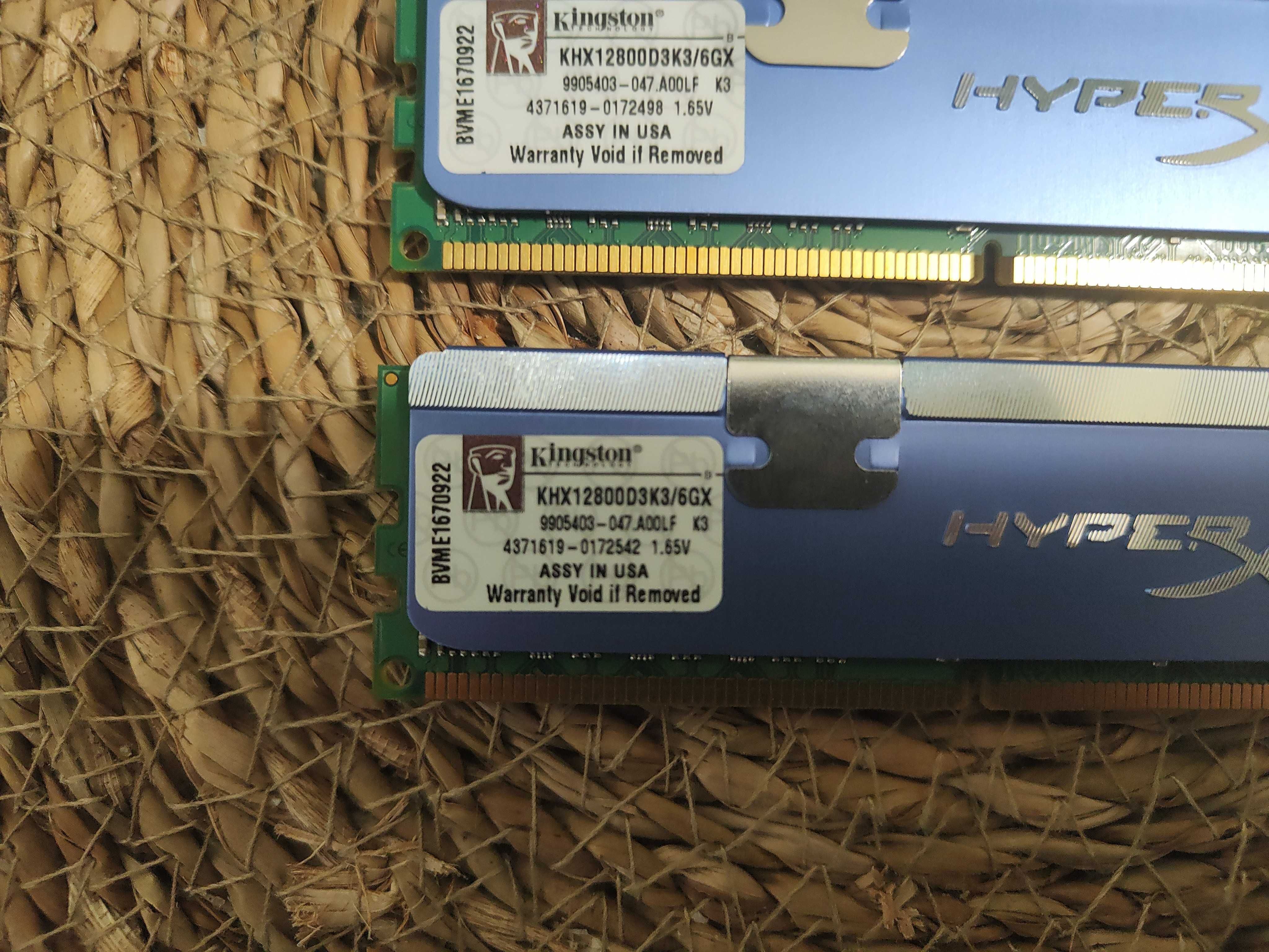 DDR 3 Kingston HYPERX - 8 GB (4 X 2 GB)