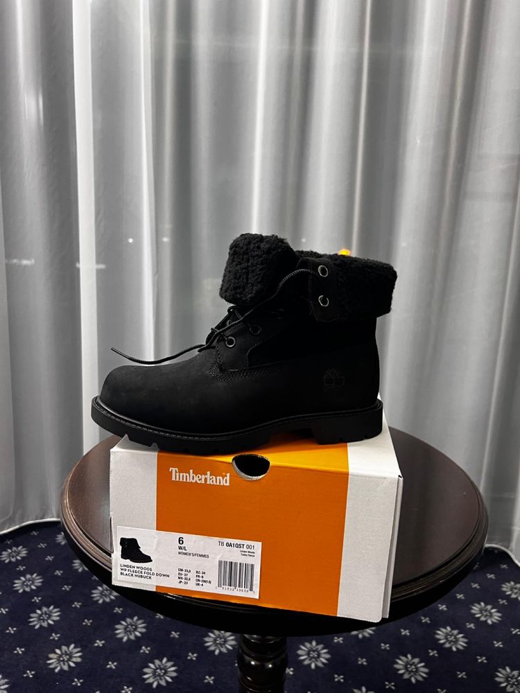 Ghete Timberland Linden Woods Black Nubuck
