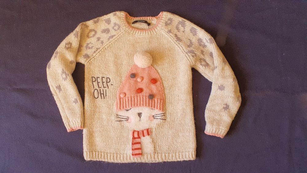 George коледен пуловер 110-116 см.