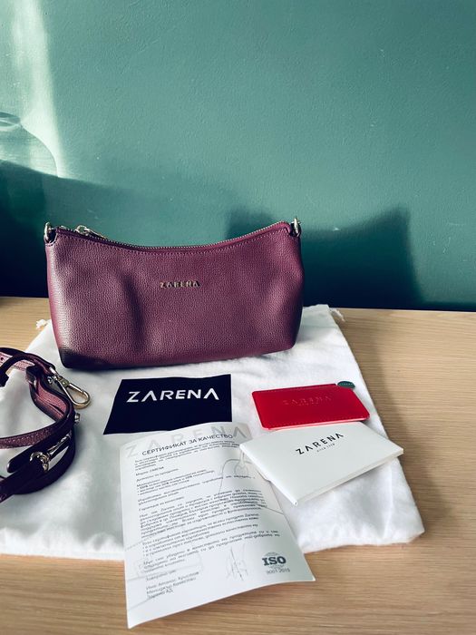 Чанта на Zarena / бордо