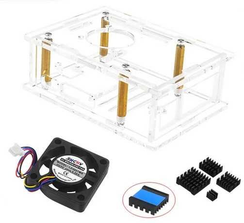 KIT mini carcasa cu fan PWM pentru Raspberry Pi 5