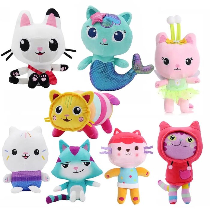 Jucarie de plus Gabby Dollhouse, personaj Pandy Paws, NOUA