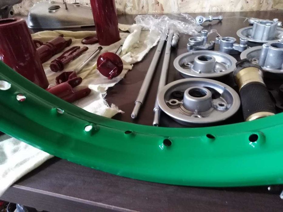 Vopsire electrostatică piese moto