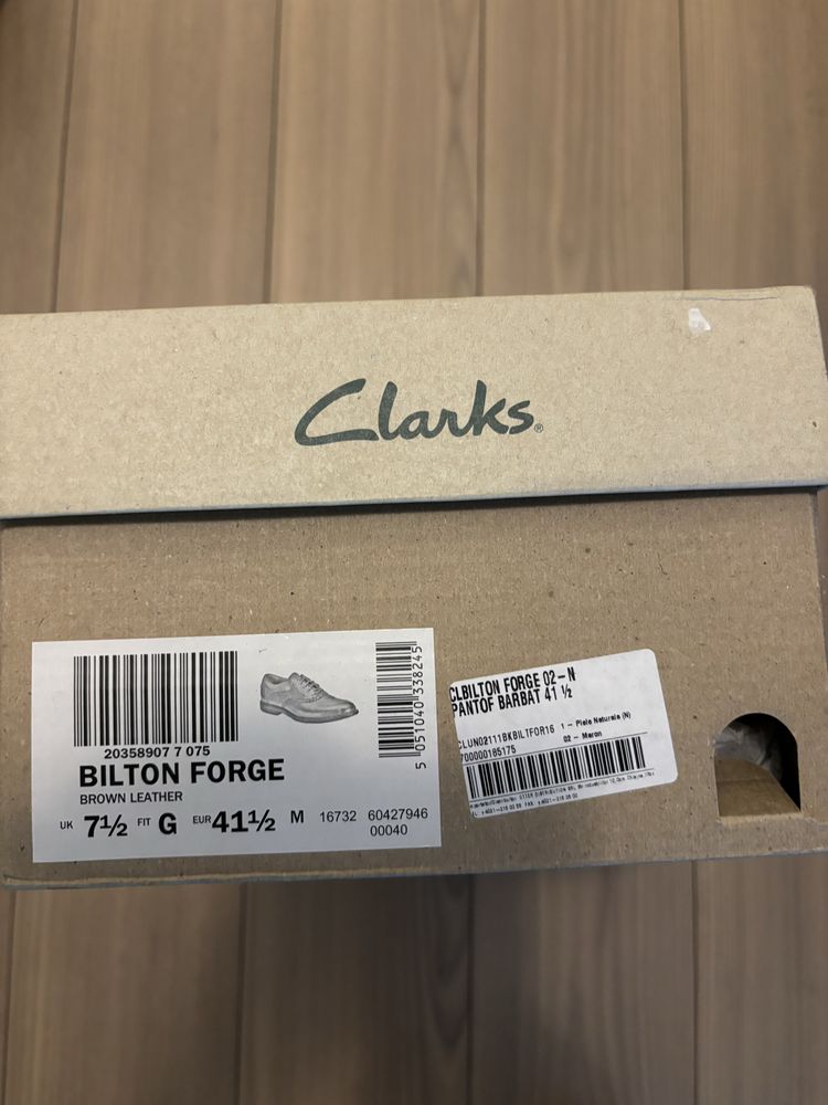 Pantofi Clarks toamna iarna 41 1/2