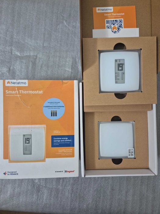 Termostat inteligent Netatmo, eficient energetic - WIFI