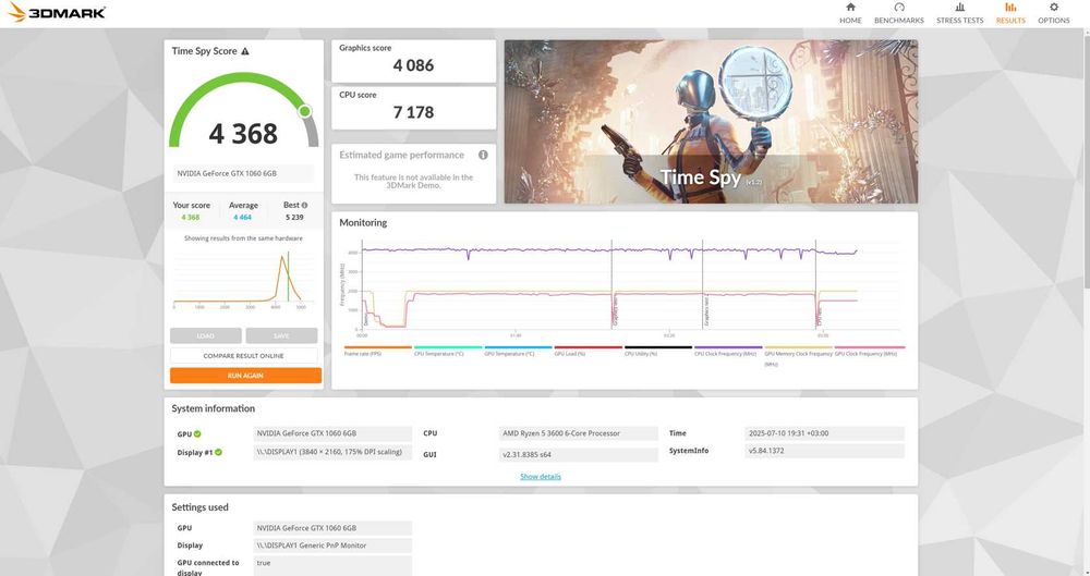 Placa video Palit GeForce GTX 1060 StormX 6GB GDDR5 192-bit