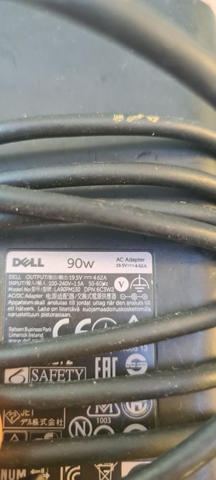 6C3W2 Dell зарядно за лаптоп
