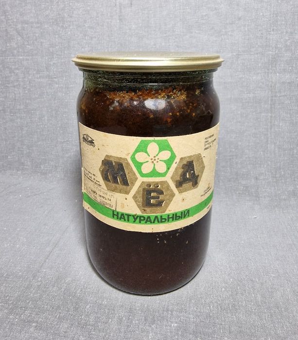 Мёд производства СССР 91 год