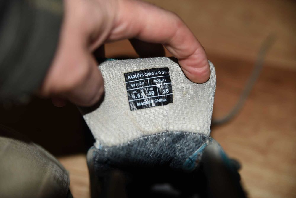 Haglofs Gore Tex оригинални 40 номер, ползвани без забележки